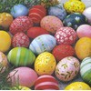 20 Napkins Colourful Eggs - Colourful Easter Eggs/Easter/Spring 33 x