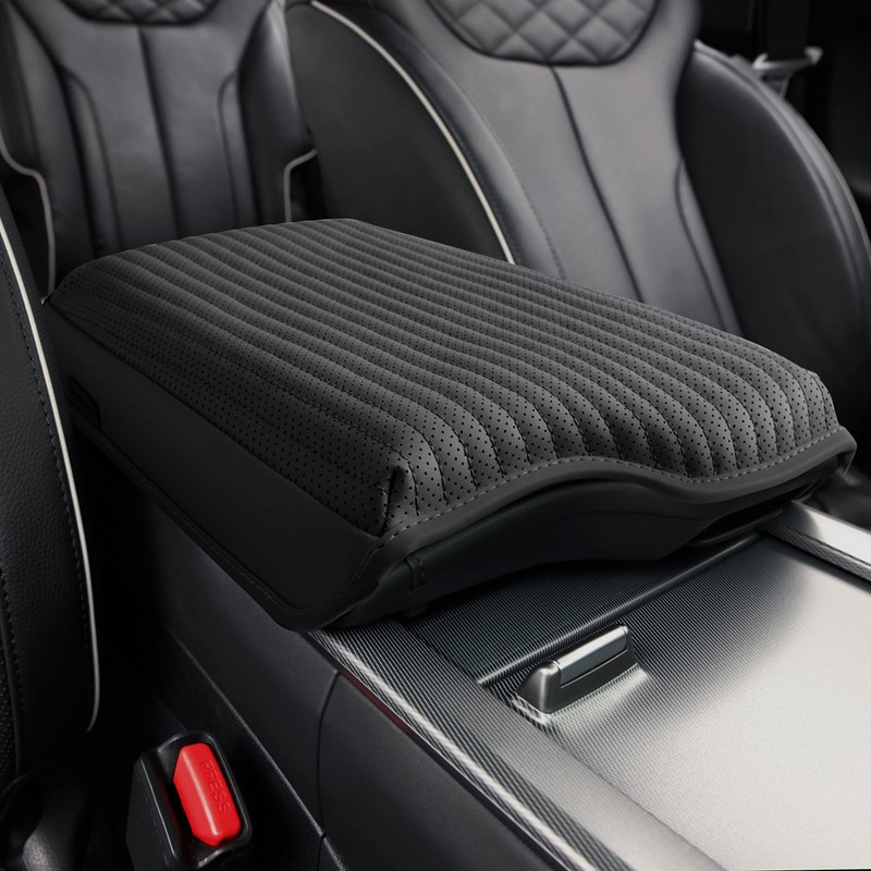 KMMOTORS Palisade (2023 Facelift Design Black) Center Console Cover, Armrest