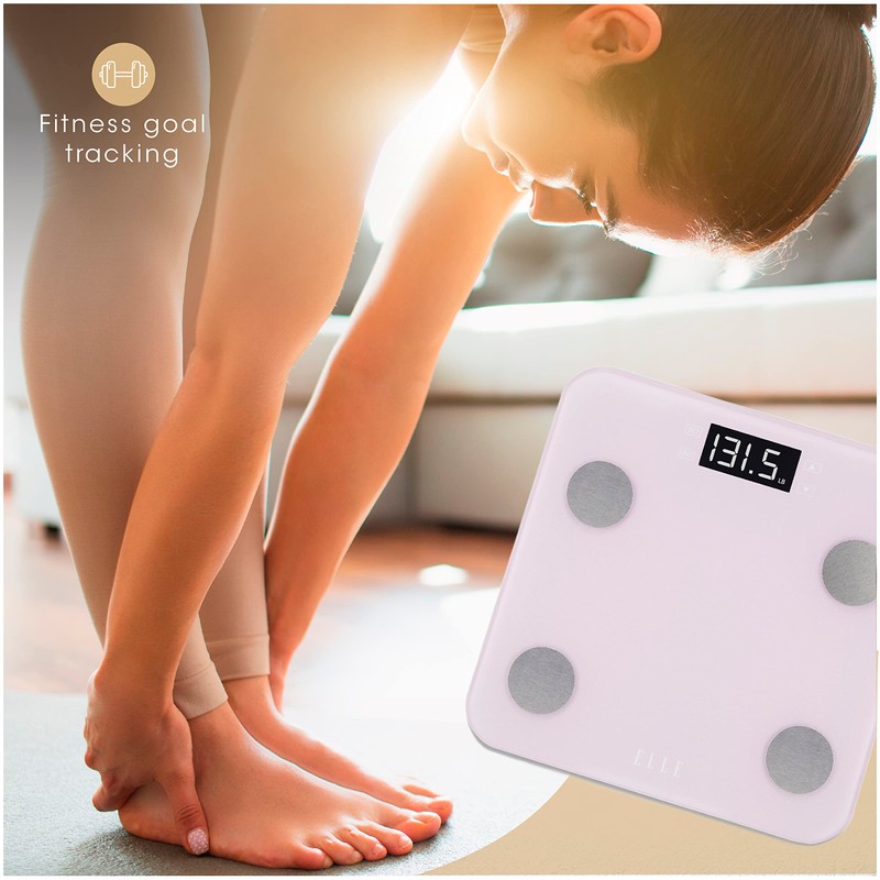ELLE Body Analysis Scale for Body Weight, Digital Weight Scale