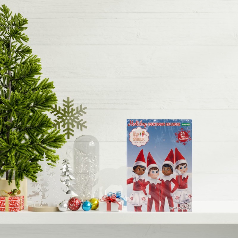 Elf of the Shelf 2022 Milk Chocolate Christmas Advent Countdown