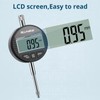 ALLmeter DTI Digital Dial Test Indicator, 0.01mm/0.0005" Resolution, 0-25.4mm/1" Measuring