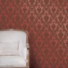 Tempaper Textured Metallic Ruby Red Damsel Removable Peel and Stick