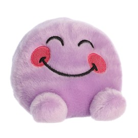 Aurora® Vibrant SmileyWorld® Joy Palm Pals™ Stuffed Animal - Eye-Catching Designs for Retro Decor - Toys for Bedrooms, Birthday Gifts, and Celebrations - Purple 5 Inches