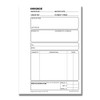 Cherry Carbonless NCR Duplicate Invoice Book Perfect for Self Employed