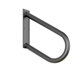 ROTHLEY Hand Rails for Outdoor Steps: U-Shape Black Handrails for 1-3 Steps Wall Mount Stair Hand Railing 1.3" Pipe Grab Bars Stainless Steel Safety Handle for Garage Porch Garden
