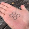 CLAN Titanium Alloy Ring Set, Lightweight, Strong, Rust Free Ring,