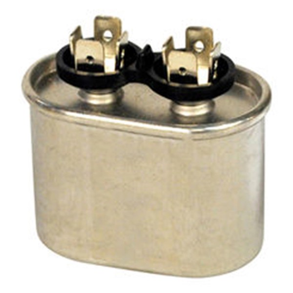 Motor Run Capacitor, 440 Volt, Oval, 15 Micro-Farads