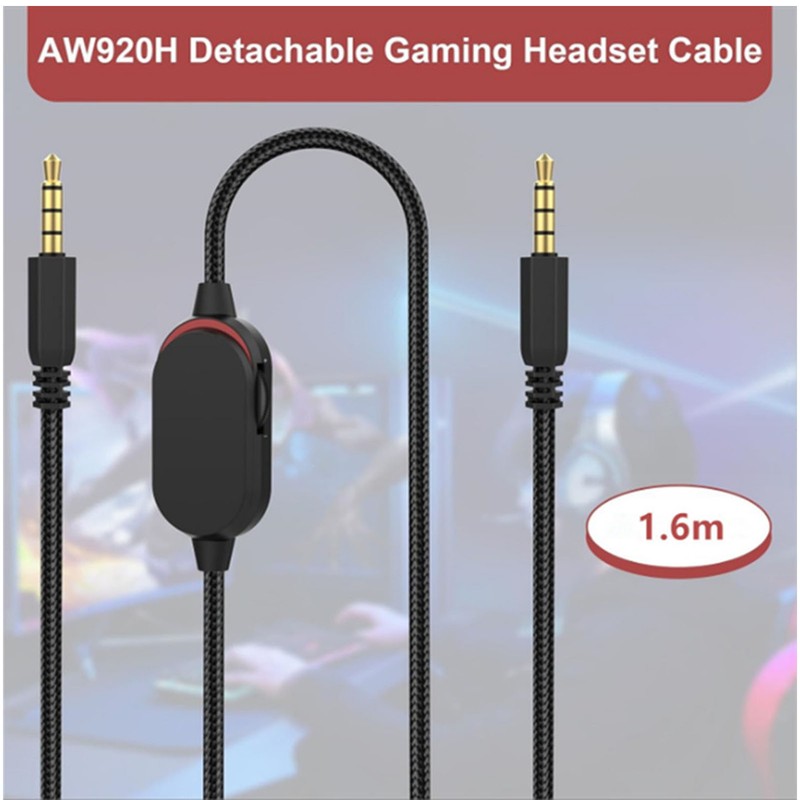 Earphone Cable 1.6m Versatile Lossless Sound Quality Earphone Wire with