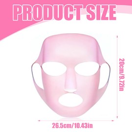 EIROVYA Wiederverwendbare silikon Maske, Gesichtsmaskenabdeckung Feuchtigkeitsmaskenabdeckung mit Haken Silikon Gesichtsmaskenhalter Verhindern Verdunstung Masken Gesichtspflege, 2 Stück