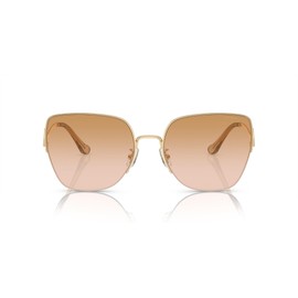 Coach HC7156D Sunglasses, Shiny Light Gold/Peach Blush Gradient, 60 mm