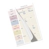 Shopping List Pad with detachable Weekly Meal Planner. 50 sheets