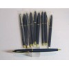 TERZETTI LOT OF 15 TERZETTI Model "HILTON" BLUE/GT BALLPOINT PENS-USES
