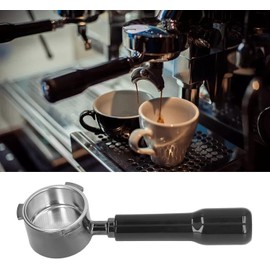51mm Detachable Bottomless Portafilter, Portafilter Brewing Handle for Coffee Machines Professional Bottomless Portafilter for DeLonghi Dedica EC0680 EC0685, Filter Basket Capacity for 2 Cups