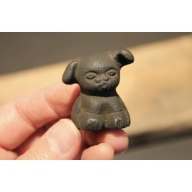 Vintage Antique Style Miniature Cast Iron "Griswold Pup" Dog