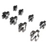 8pcs Leather Shape Punch Cutter Mold High Carbon Steel Hollow