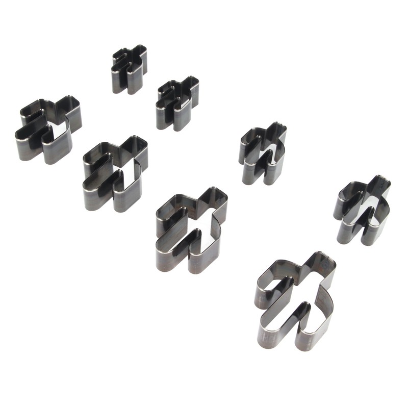 8pcs Leather Shape Punch Cutter Mold High Carbon Steel Hollow
