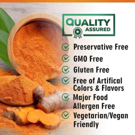 Turmeric Y Ginger Con Bioperina 1950mg Cúrcuma 240 Caps.                                                                                              