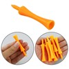 Pack of 100 Orange Golf Tees, 70 mm Plastic Golf