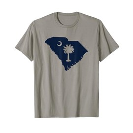 South Carolina Palmetto Crescent Moon State Pride T-Shirt