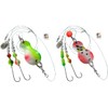 blntackle76 Jenzi Flatfish Spoons Assembled 80 g Red / White