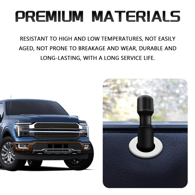 HHZL 2PCS Car Door Lock Knobs Auto Interior Door Lock
