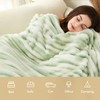 KFUBUO Fuzzy Throw Blanket for Couch Fleece Blanket Soft Cozy