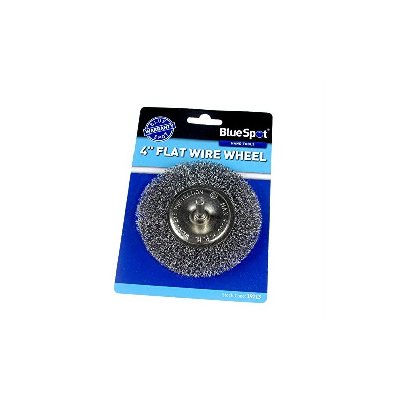 Blue Spot 19213 4-inch Flat Wire Wheel