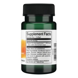 Vitamina K2 100mcg 30 Softgels Calidad Swanson