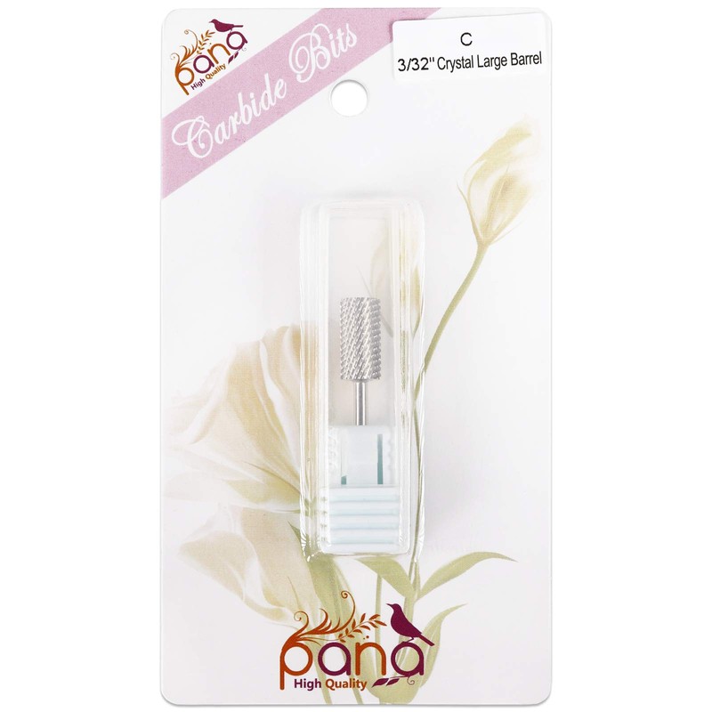 PANA Crystal Top Nail Drill Bits - 3/32'' Large Barrel