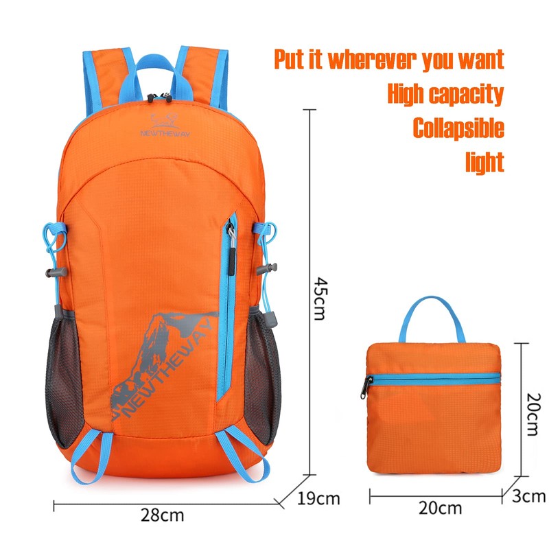 Hiking Backpack,20L Sports Lightweight Folding Waterproof Ultra-Light Backpack Suitable For