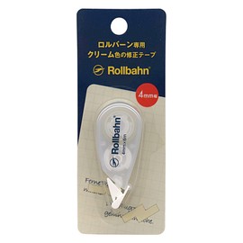 Rolburn Correction Tape Cream 0.16 inch (4 mm) Width [White] 500672 100
