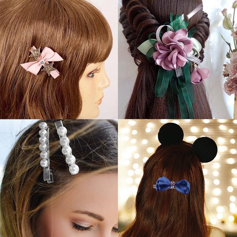 Mardatt - 200 pinzas para el pelo de cocodrilo de