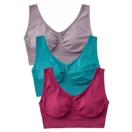 Hiking Gril Women's Comfort Wirefree Bralette Unpadded Sleep Yoga Bra D3P L