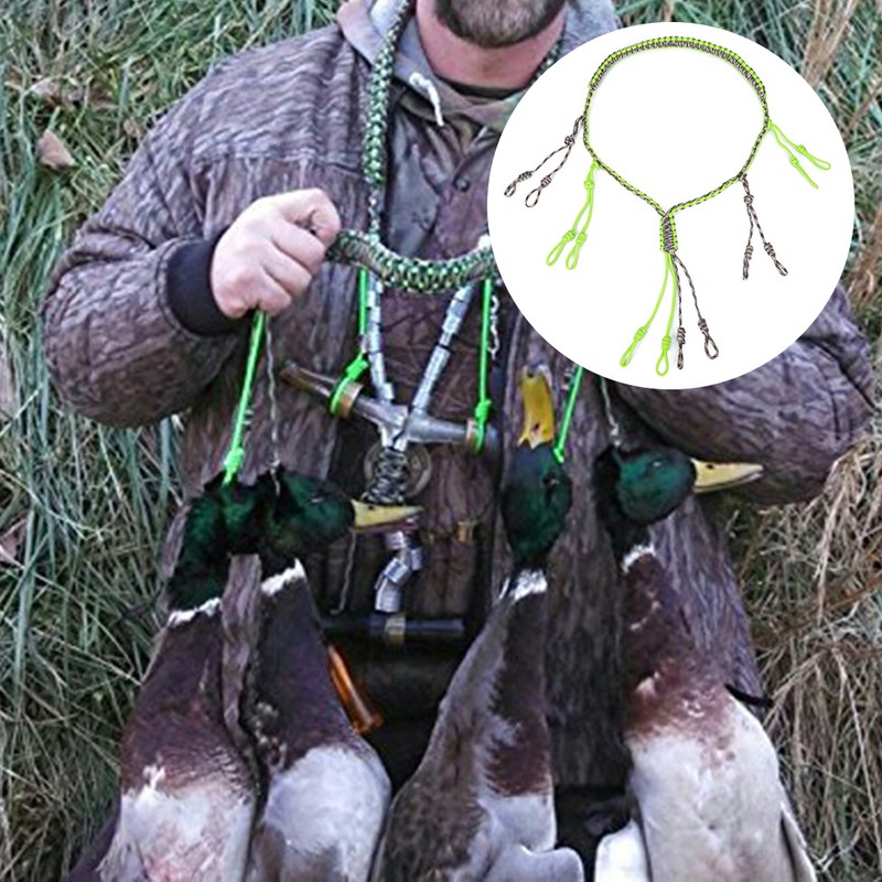 Outdoor Hunting Accessory Duck Call Lanyard Paracord Knitting Necklace Wildfowl