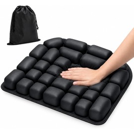 Cojín de asiento inflable, cojín de avión para alivio de presión para