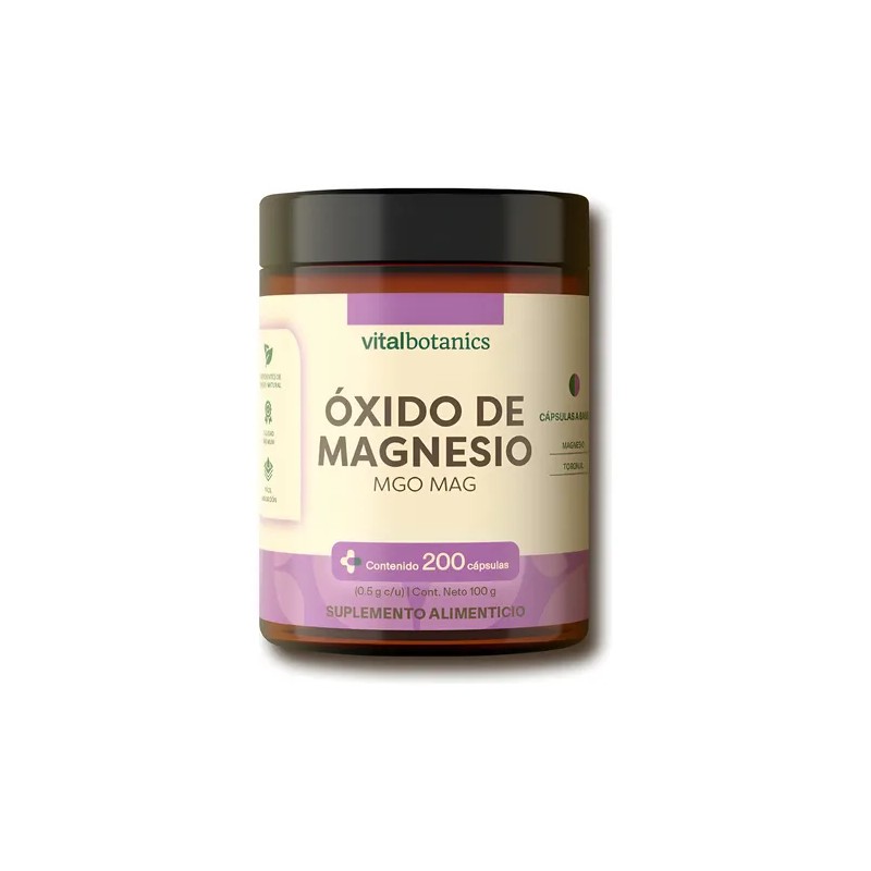 Vitalbotanics Magnesio Oxido 200 Capsulas