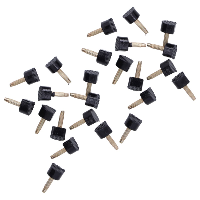 120Pcs High Heel Tip Caps TPU Polyurethane Iron Shoes Repairing