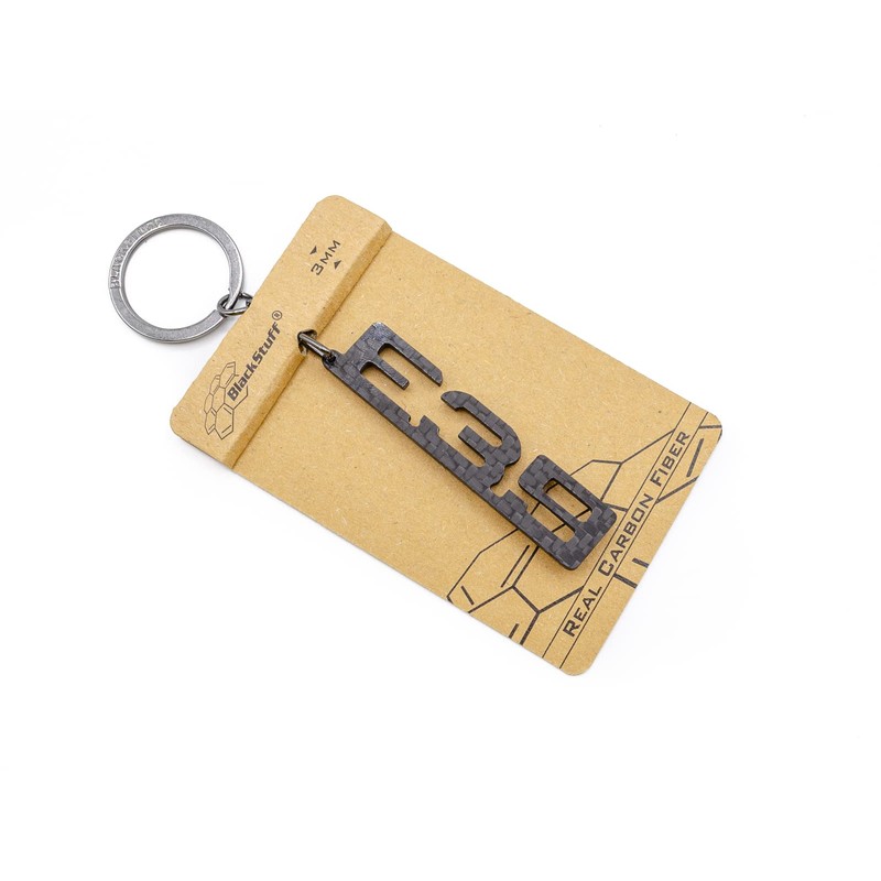 BlackStuff Carbon Fibre Keyring Badge Compatible with M5 E39 BS-327,