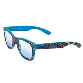 Italia Independent Unisex Adult 0090-FIS-000 Sunglasses, Blue (Azul), 50, Blue (Blue)