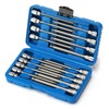 CASOMAN 3/8"Drive Extra Long Ball-End Hex Bit Socket Set, 18