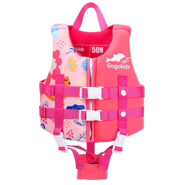 Gogokids Toddler Swim Vest, Kids Float Jacket for 20-30-40-50 lbs