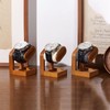 Papten SM23503 Single Watch Stand, Wooden Display, Storage, Photography, Luxury,