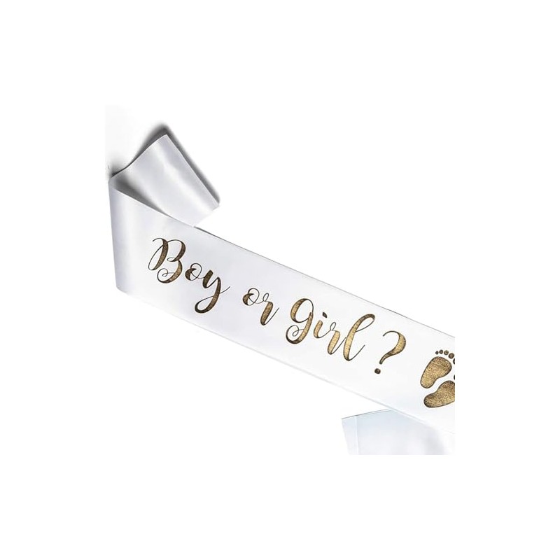 Happium Sash - Boy or Girl for Gender Reveal Baby