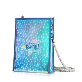 [SANTALA] Crossbody Bag Women Shoulder Bag Cell Phone Bag Adjustable Shoulder Strap Travel Bag Purse Concert Sports Event, English - Purple