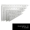 Ludwig Precision 12" 30-60-90-Degree Aluminum Drafting Triangle, 83012