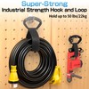 Extension Cord Storage Straps 17", 2 Pack, Black