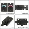 Pack of 1 Latch Indicating Lock,Black Latch Indicator Bolt,Privacy Partition