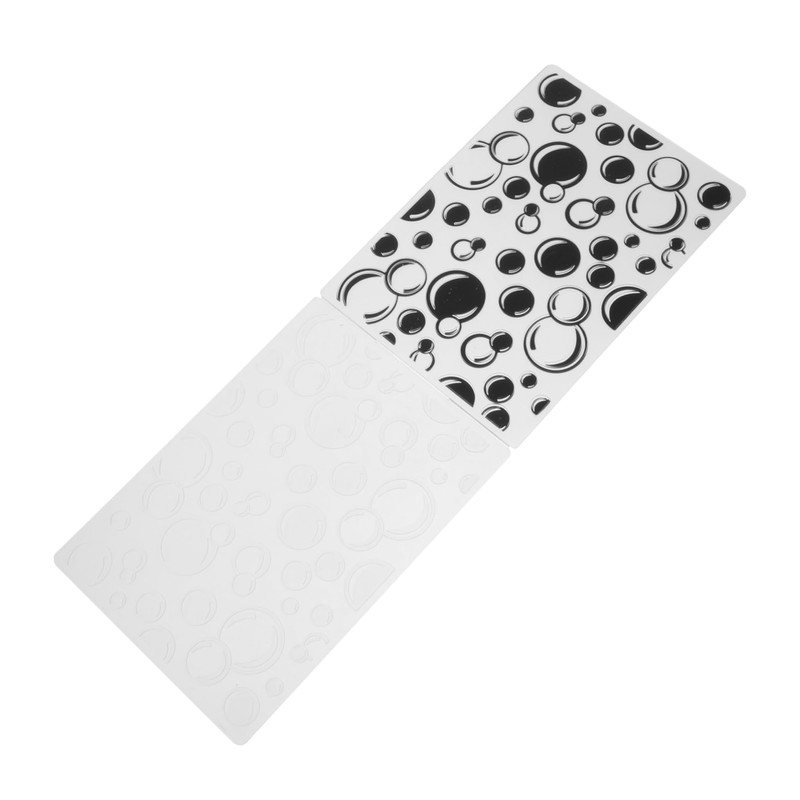 Operitacx 2pcs Embossing Stencil for Card Making Plastic Embossing Folders