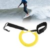 Surfing Foot Rope 7mm 10ft Coiled Spring High Elastic Adjustable