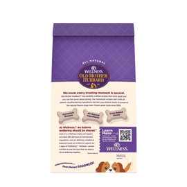 Old Mother Hubbard Wellness Liv'R'Crunch Dog Biscuits, Natural, Training Treats, Chicken Liver, Oats, Apples, Carrots, & Eggs Flavor, Mini Size, (20 Ounce Bag)